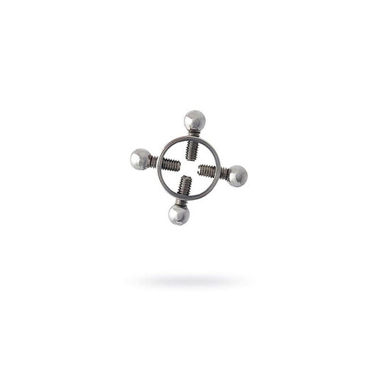 Metal Silver Metal Nipple Clamp 2 Piece - Nipple and Clit Clamps