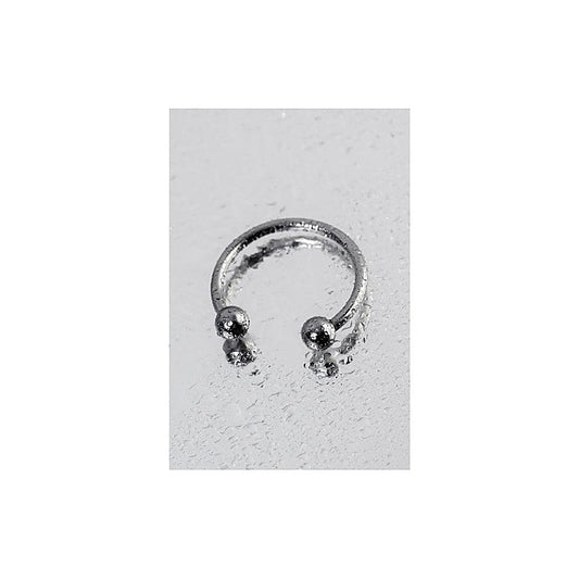 Metal Silver Metal Penis Erection Cock Ring 3cm by ToyFa - Cock Rings