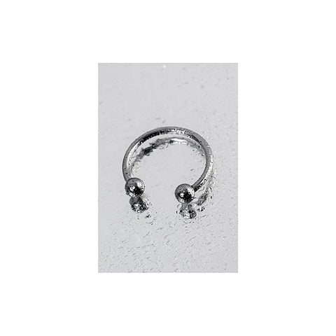 Metal Silver Metal Penis Erection Ring 3cm by ToyFa - Cock Rings