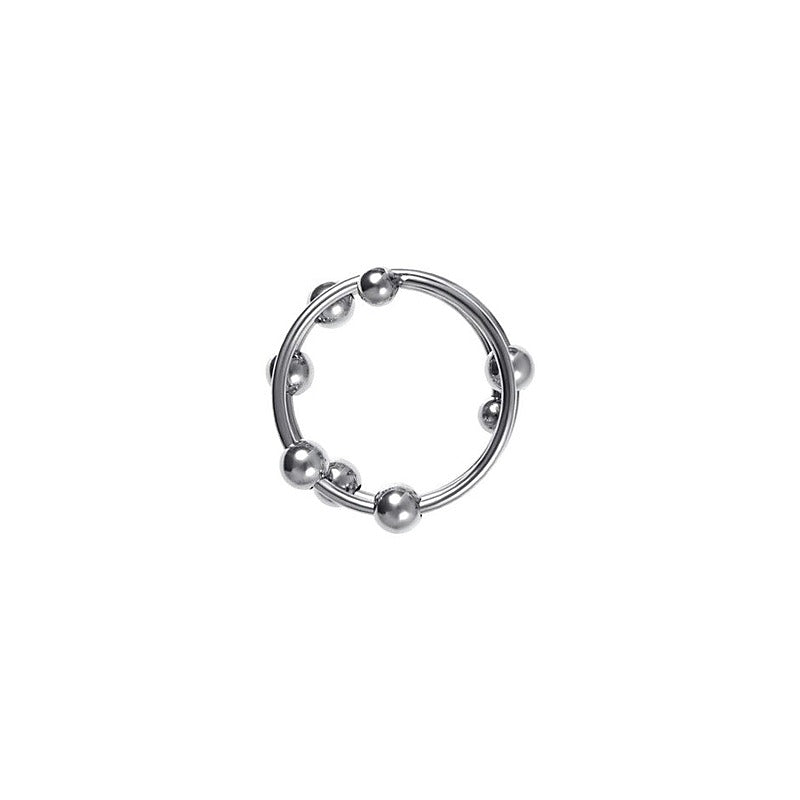 Premium Metal Balls Penis Head Ring by ToyFa - Cock Rings