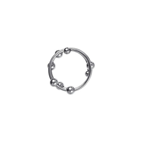 Premium Metal Balls Penis Head Ring by ToyFa - Cock Rings
