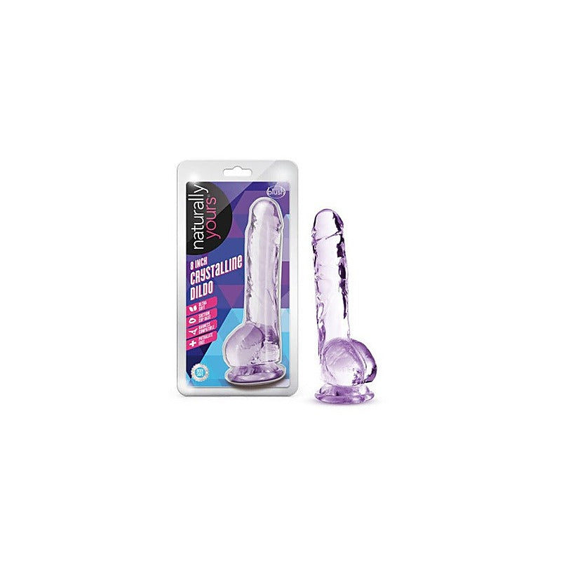 Naturally Yours 8 Inches Crystalline Realistic Dildo - Realistic Dildos