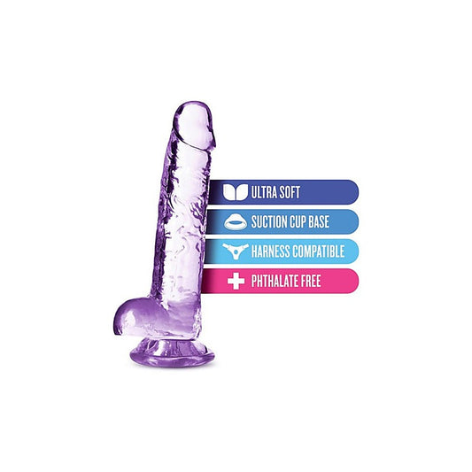 Naturally Yours 7 Inches Crystalline Realistic Dong - Realistic Dildos