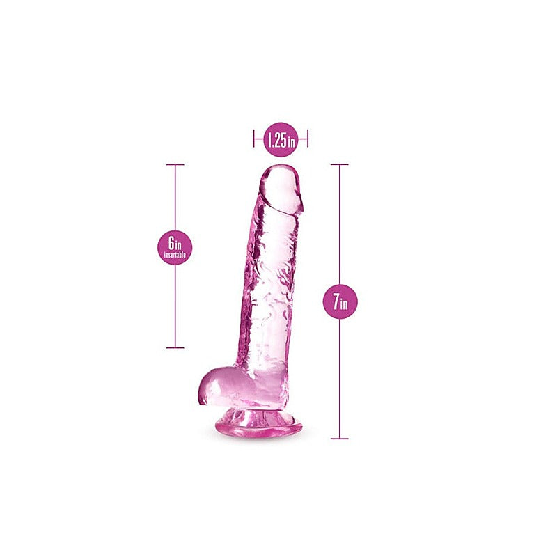 Naturally Yours 7 Inches Crystalline Realistic Dong - Realistic Dildos
