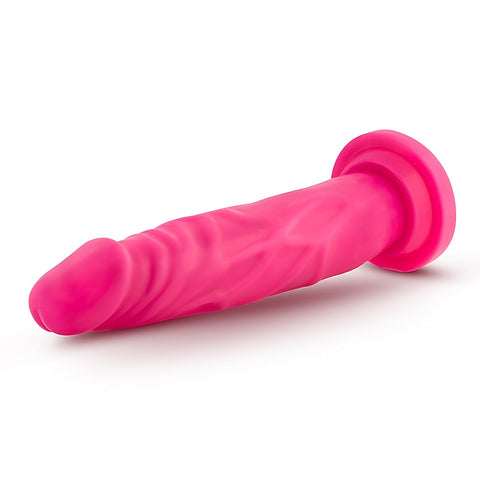 Neo Dual Density Cock Neon Realistic Dildo Blue - Realistic Dildos