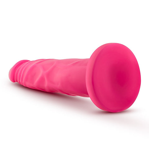 Neo Dual Density Cock Neon Realistic Dildo Blue - Realistic Dildos