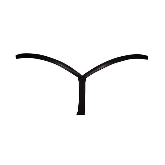 Noir Handmade Inviting Soft Tulle Mesh G-String Panty - Her Fetish