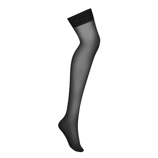 S800 Sheer Stockings Black by Obsessive Lingerie - Hosiery
