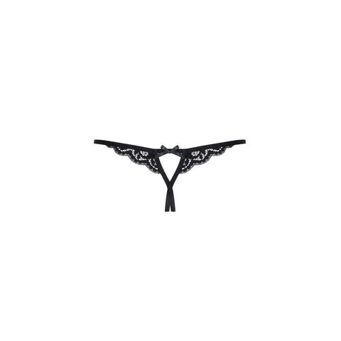 Crotchless Lace Womens Thong 831 by Obsessive - G-Strings, Panties and Shorts