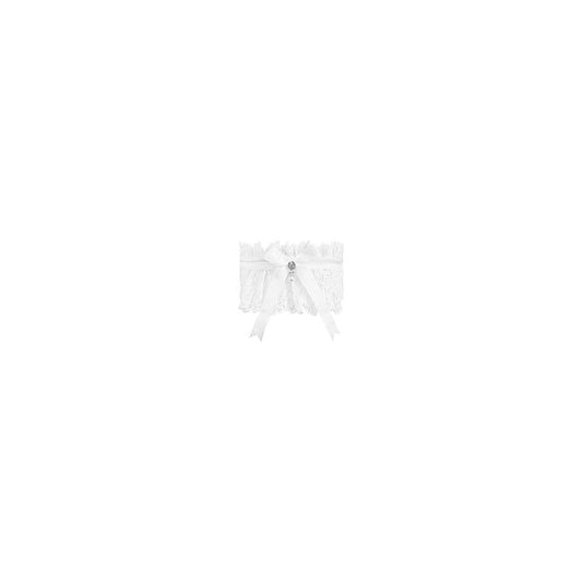 Obsessive Amor Blanco Unique and Sensual Garter White OS - Hosiery