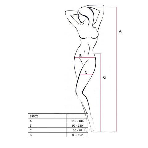 Suspender Tights With Hearts Panties by Passion Lingerie - G-Strings, Panties and Shorts