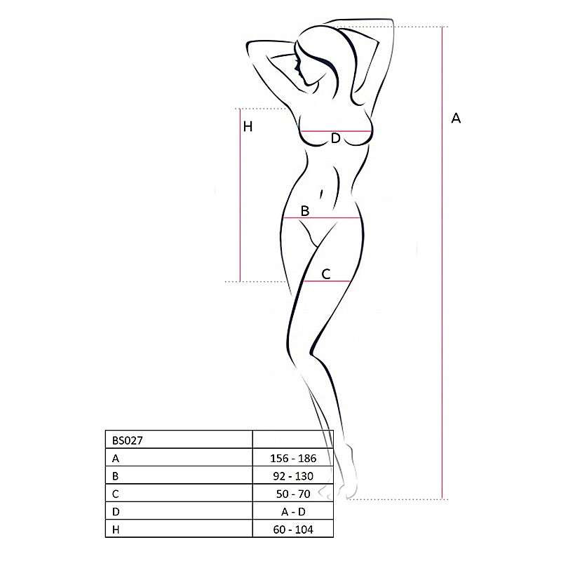 Dress Translucent With Open Sides BLK by Passion Lingerie - Skirts And Club Wear