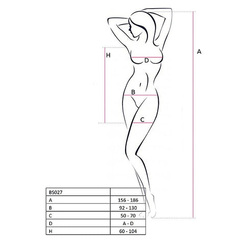 Dress Translucent With Open Sides BLK by Passion Lingerie - Skirts And Club Wear
