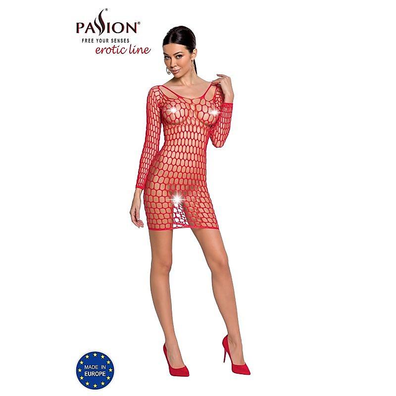 Sexy Womens Mini Body Dress BS093 by Passion Lingerie - Body Stockings