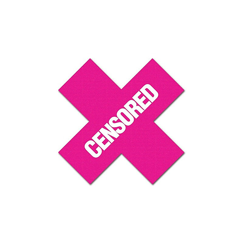 Peekaboo Fashionable Nipple Pasties Censored - Fancy Dress Ups