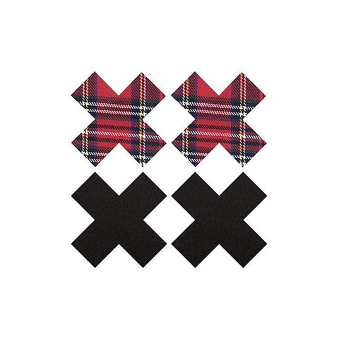 Peekaboo Sexy Schoolgirl X Nipple Pasties by Xgen Products - Fancy Dress Ups