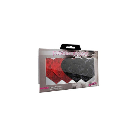 Stolen Kisses Hearts Shaped Nipple Pasties by Xgen Products - Fancy Dress Ups