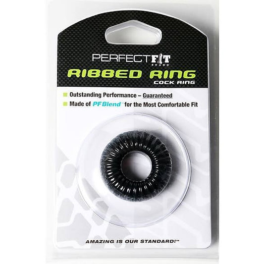 Ribbed Ring by Perfect Fit - Stretchy Cock Rings
