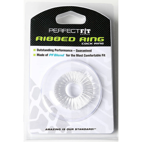 Perfect Fit Ribbed Stretchy Cock Ring - Stretchy Cock Rings