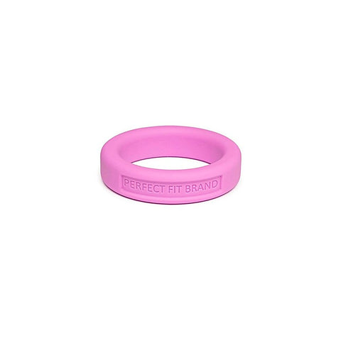 Classic Medium Stretch Silicone Penis Ring By Perfect Fit - Stretchy Cock Rings