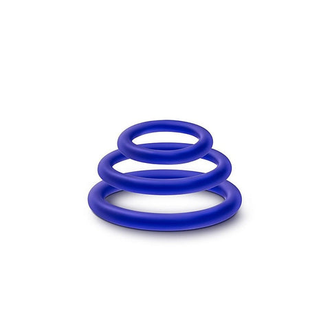 Performance Silicone Cock Rings Set 3 Piece - Cock Ring Sets