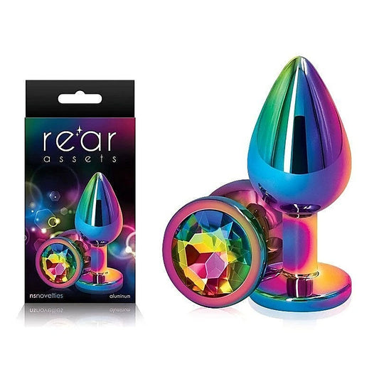 Rear Assets Multi-Coloured Gem - Stylish Anal Pleasure - Butt Plugs