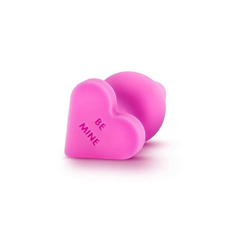 Play With Me Naughty Candy Heart Silicone Butt Plug - Butt Plugs