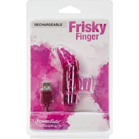 Frisky Finger Rechargeable Finger Vibrator by BMS Factory - Finger and Tongue Vibrators
