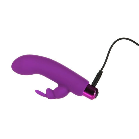 Alices Bunny Rechargeable Bullet w/ Rabbit Sleeve - Bullet Vibrators