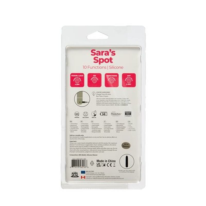 Power Bullet Sara's Spot Vibrator by BMS Factory - G-Spot Vibrators