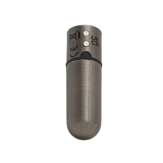Power Bullet First Class 6 cm Rechargeable Bullet Vibrator With Crystal Button - Bullet Vibrators