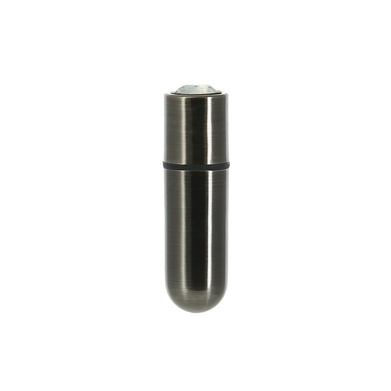 Power Bullet First Class 6 cm Rechargeable Bullet Vibrator With Crystal Button - Bullet Vibrators