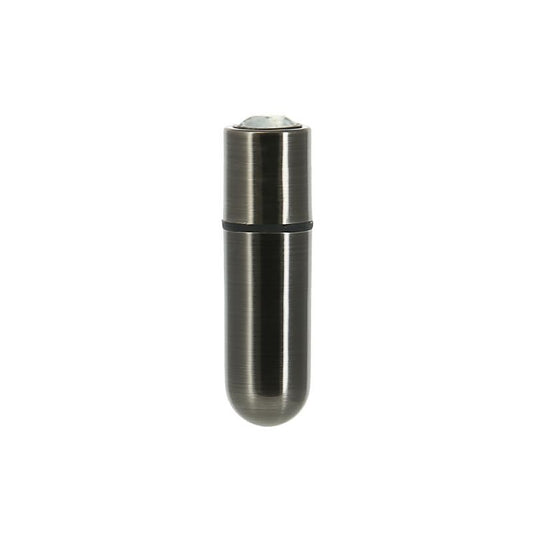 Power Bullet First Class 6 cm Rechargeable Bullet Vibrator With Crystal Button - Bullet Vibrators