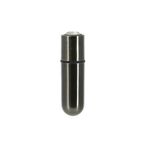 Power Bullet First Class 6 cm Rechargeable Bullet Vibrator With Crystal Button - Bullet Vibrators