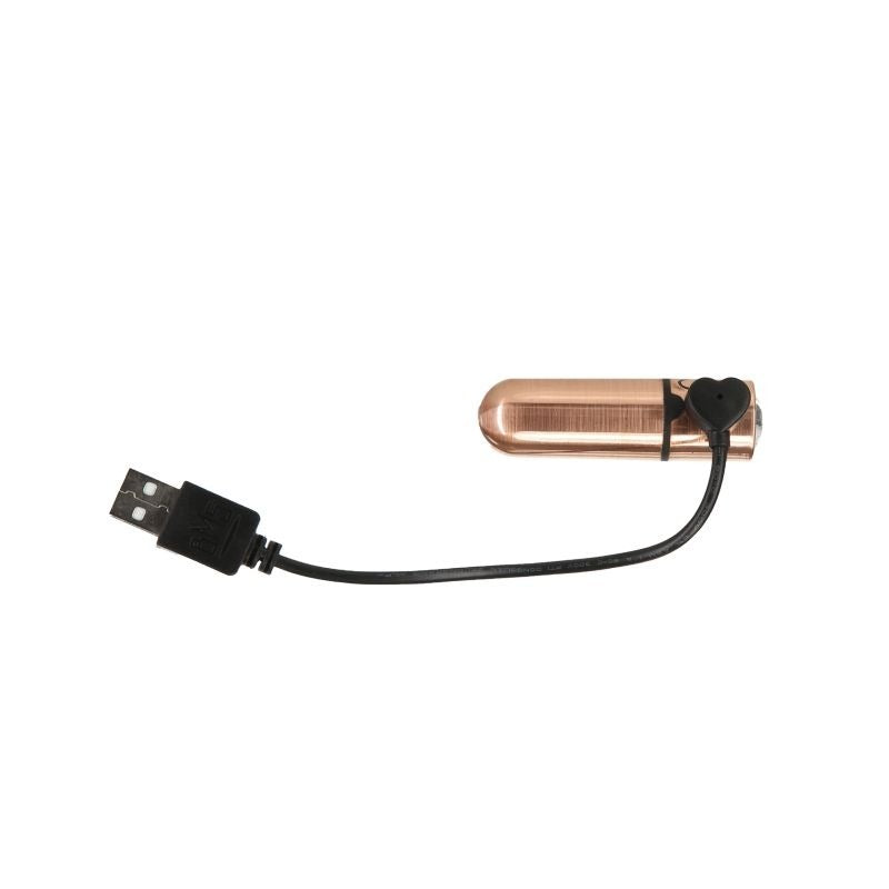 Power Bullet First Class Rechargeable w/ Crystal Gun Metal - Bullet Vibrators