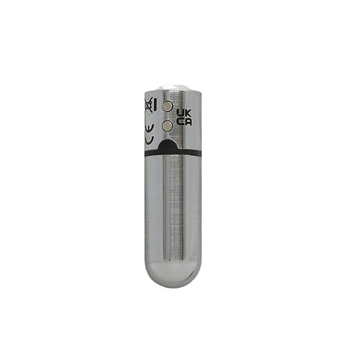 Power Bullet First Class 6 cm Rechargeable Bullet Vibrator With Crystal Button - Bullet Vibrators