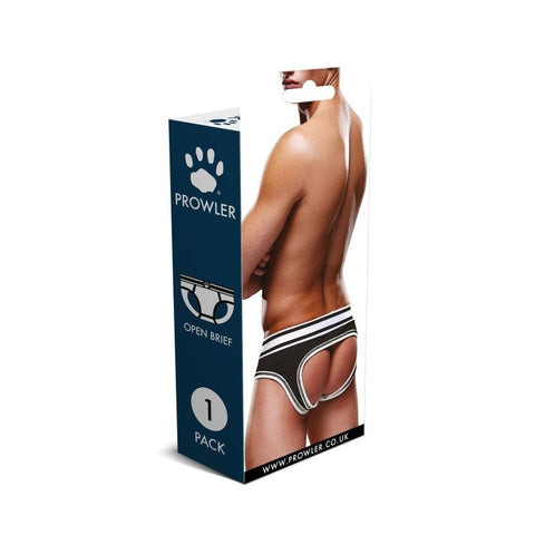 Prowler Open Back Brief Black by Prowler Underwear - Mens Briefs And Boxers