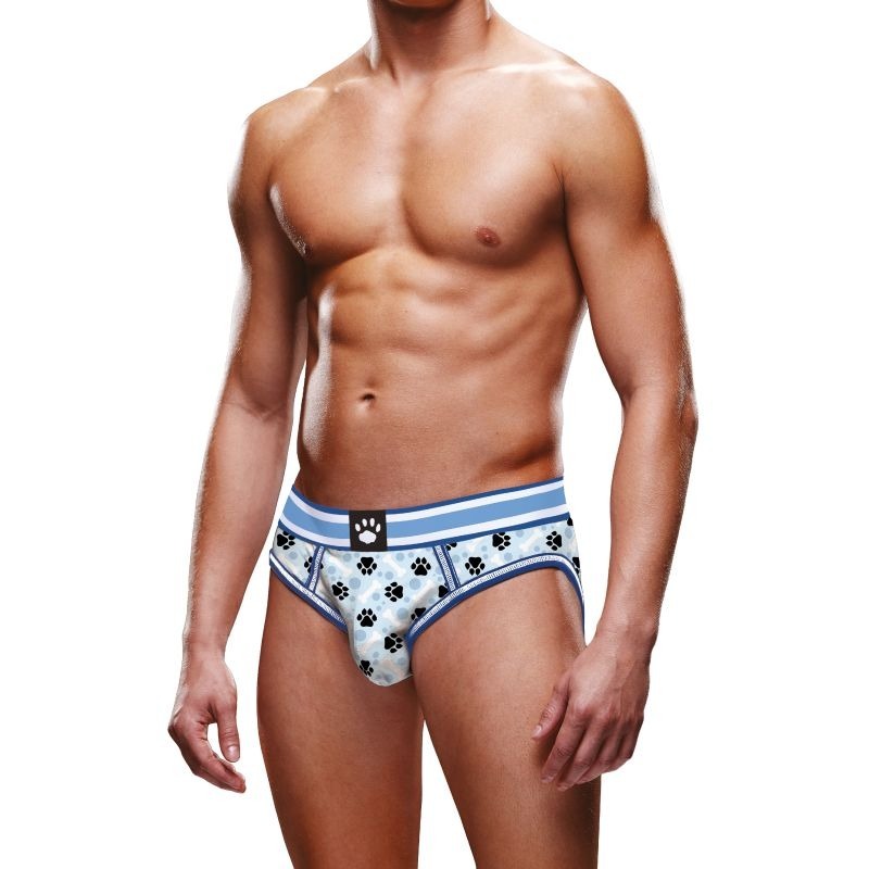 Blue Paw Open Back Mens Brief by Prowler - Mens Briefs And Boxers