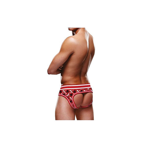 Red Paw Open Back Mens Brief by Prowler - Mens Briefs And Boxers