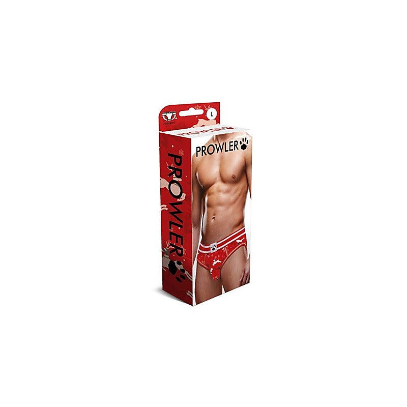 Reindeer Open Back Brief by Prowler - Mens Briefs And Boxers