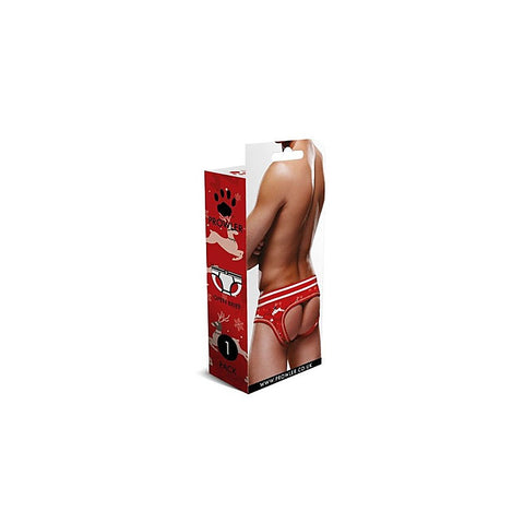 Reindeer Open Back Brief by Prowler - Mens Briefs And Boxers