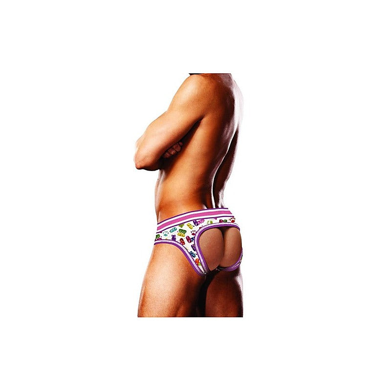 Gummy Bears Open Back Sexy Mens Brief by Prowler - Mens Briefs And Boxers