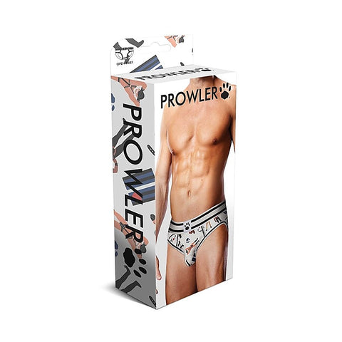 Leather Pride Open Elastic Waistband Brief by Prowler - Mens Briefs And Boxers
