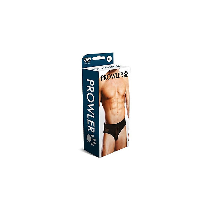 Prowler Mesh Open Back Sexy Mens Brief Black - Mens Briefs And Boxers