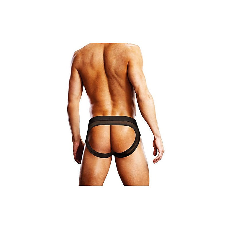 Prowler Mesh Open Back Sexy Mens Brief Black - Mens Briefs And Boxers