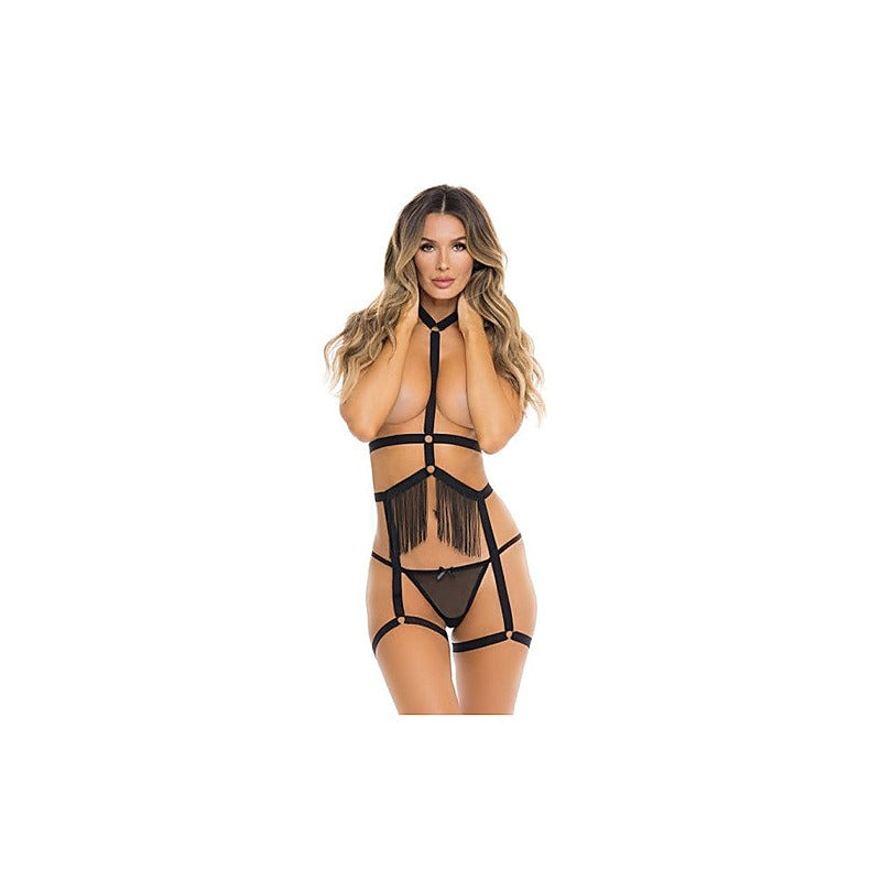 Rassel Tassel 3 Piece Womens Harness Set by Rene Rofe - Her Fetish