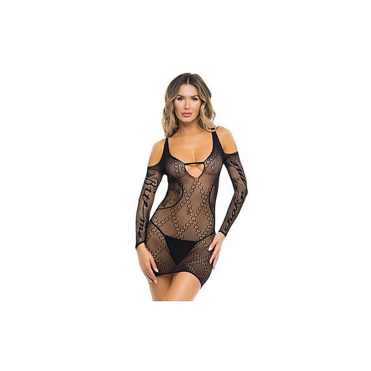 Rene Rofe Between The Lines Sexy Womens Dress One Size Black - Skirts And Club Wear