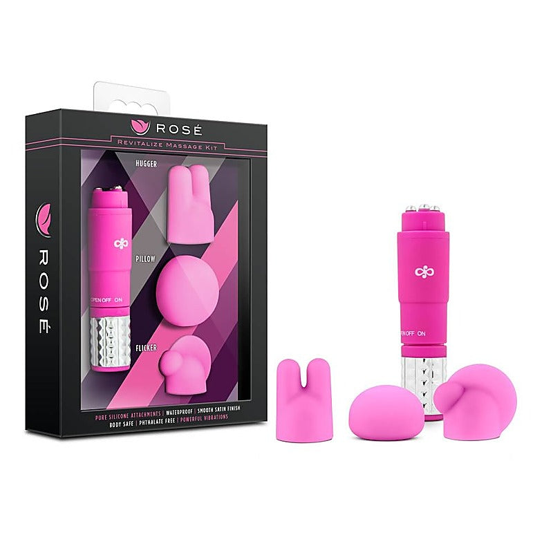 Rose Revitalize Silicone Adult Massage Kit - Sex Kits