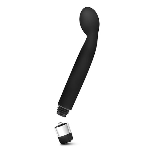 Rose Scarlet G 8.5 Inch G-Spot Vibrator Black - G-Spot Vibrators