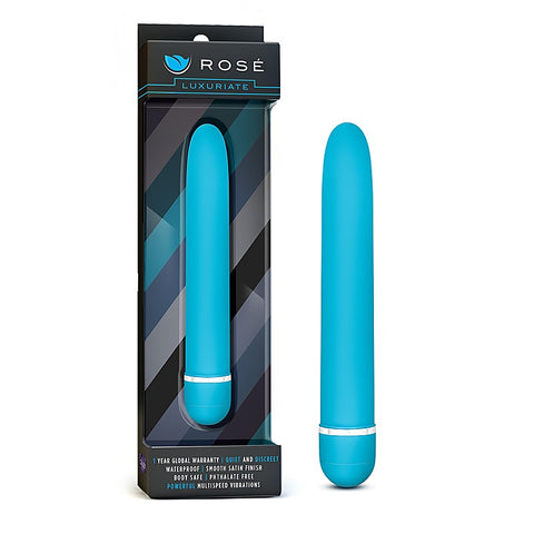 Rose Luxuriate 7 Inch Vibrating Bullet Massager - Bullet Vibrators